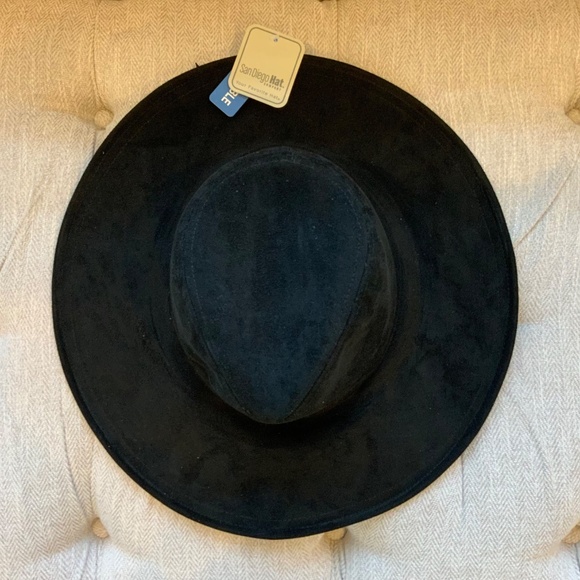 Anthropologie San Diego Hat Co. Suede Fedora - Picture 7 of 16